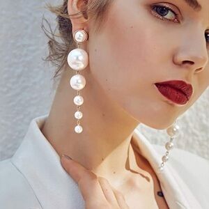 Denifery Boho Gold Long Tassel Earrings Tassel Dangle Earrings- New-